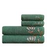 Jogo de Toalhas 4 Peça Macia Guadalupe - 500 G/m² - Verde - 1
