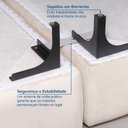 Ver mais imagens de Sofá Modular 2 Lugares com Chaise e Pé Metal Sôma CabeCasa MadeiraOriginals