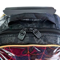 Mochila Escolar Infantil com Rodinha Kit com Estojo e Lancheira Termica de Aranha Bolsa para Crianç - 4
