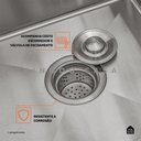 Ver imagem 5 de Cuba Dupla para Cozinha Gourmet Inox Tukano Pingoo.casa - Prata