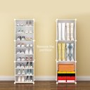 Ver imagem 2 de Armario Organizador Grande 9 Prateleiras Multiuso Sapateira Porta Treco Brinquedo Roupa Bota Ajustav