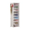 Ver imagem 1 de Armario Organizador Grande 9 Prateleiras Multiuso Sapateira Porta Treco Brinquedo Roupa Bota Ajustav