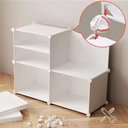 Ver imagem 4 de Armario Organizador Grande 9 Prateleiras Multiuso Sapateira Porta Treco Brinquedo Roupa Bota Ajustav
