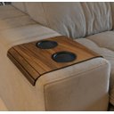 Ver imagem 5 de Kit Suporte Porta Copos + Controle Braço de Sofá Mdf
