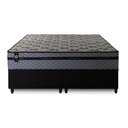Ver imagem 6 de Conjunto Cama Box Queen c/ Molas Ensacadas Montreal Preto 158x198x64