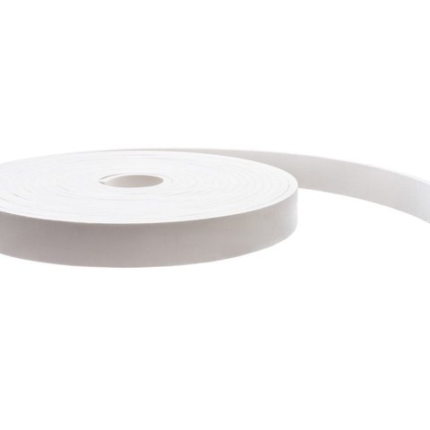 Rodapé Eva Flexível Autoadesivo 5cm x 1cm 6 Metros Veneza Branco Molduraflex