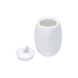 Pote de Porcelana com Tampa Bird 11,4cmx9,4cmx16,8cm Rojemac - 4