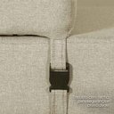 Ver imagem 7 de Poltrona Cama Adele 0,66m Linho Rústico Bege Dobrável - King House