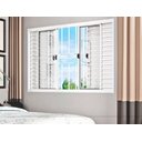 Ver imagem 2 de Janela de Correr Alumínio Branco 06f Veneziana C/grade Classic