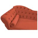 Ver imagem 4 de Recamier Diana 1,85M Lado Direito Suede Terracota - Doce Sonho Móveis