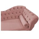 Ver imagem 4 de Recamier Diana 1,85M Lado Esquerdo Suede Rosê - Doce Sonho Móveis