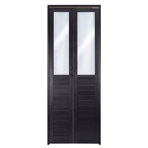 Porta Lambril Camarão Vidro Mini Boreal 210x70cm Fortsul Esquadrisul Abertura Direita