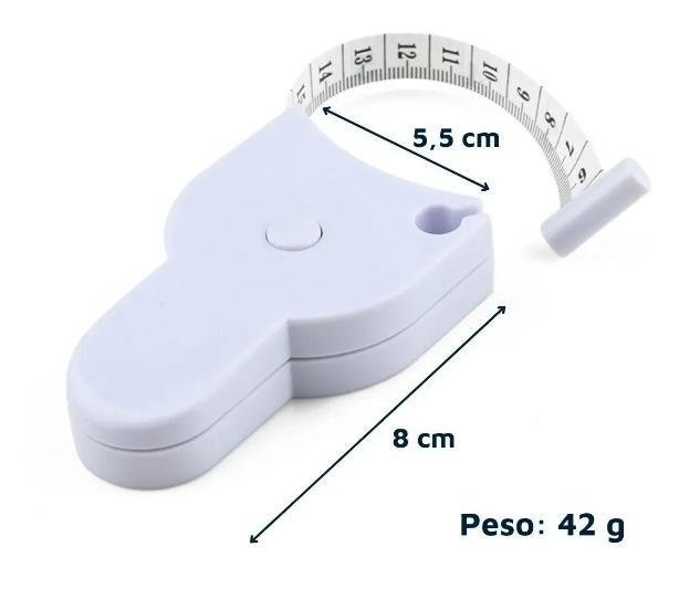 Fita Métrica Medição Corporal Circunferência Ergonômica 1,5m - 3