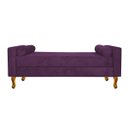 Ver imagem 2 de Recamier Félix Casal 140cm Suede Roxo