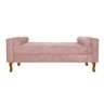 Recamier Félix Casal 140cm Suede Rosê - 2
