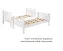 Ver imagem 3 de Cama Beliche de Solteiro para Quarto Jaspe Cor Nature com Detalhe Off White Design Moderno Robusto