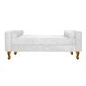 Recamier Félix Casal 140cm Suede Branco - 2