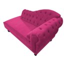 Ver imagem 5 de Recamier Diana 1,85M Lado Esquerdo Suede Pink - Doce Sonho Móveis