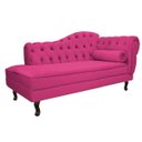 Ver imagem 1 de Recamier Diana 1,85M Lado Esquerdo Suede Pink - Doce Sonho Móveis