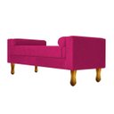 Ver imagem 4 de Recamier Félix King Size 1,95M Suede Pink - Doce Sonho Móveis