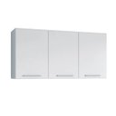 Ver imagem 1 de Armário Aéreo Multiuso Branco para Cozinha e Lavanderia 0,90 Espaçoso Pop