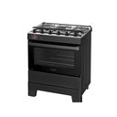 Ver imagem 3 de Fogão Esmaltec 5 Bocas Ideal Top Mesa Inox Tampa de Vidro Forno 84 Litros Preto T5iap Bivolt