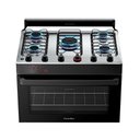 Ver imagem 5 de Fogão Esmaltec 5 Bocas Ideal Top Mesa Inox Tampa de Vidro Forno 84 Litros Preto T5iap Bivolt