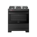 Ver imagem 1 de Fogão Esmaltec 5 Bocas Ideal Top Mesa Inox Tampa de Vidro Forno 84 Litros Preto T5iap Bivolt