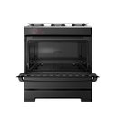 Ver imagem 6 de Fogão Esmaltec 5 Bocas Ideal Top Mesa Inox Tampa de Vidro Forno 84 Litros Preto T5iap Bivolt