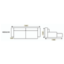 Ver imagem 3 de Sofá Cama Luxo Bruna Almofadas Soltas Espuma D30 com Manta Acrílica Vários Tecidos 2,00m