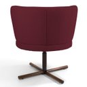 Ver imagem 5 de Kit 2 Poltronas Decorativas Melissa Base Xis Giratória B-278 Veludo Marsala - Domi