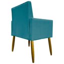 Ver imagem 5 de Kit 6 Poltronas Decorativas Mari - Azul-turquesa Suede