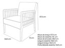 Ver imagem 6 de Poltrona Maia em Linho com Base Madeira Corda Náutica Linho Bege Bz Home Decor