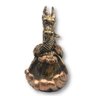 Combo Incensário Cascata Dragão Dourado 16cm + Incenso Cone Alecrim Mandala de Luz Kit exclusivo - 3