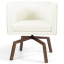 Ver imagem 2 de Kit 2 Poltronas Decorativas Base Ka Madeira Betina C-26 Corano Bege - Domi