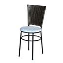Ver imagem 2 de 2 Cadeiras para Mesa Preta Hawai Marrom Assento Floral:floral Gelo