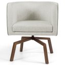 Ver imagem 2 de Kit 2 Poltronas Decorativas Base Ka Madeira Betina C-107 Linho Cru - Domi
