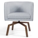 Ver imagem 2 de Kit 2 Poltronas Decorativas Base Ka Madeira Betina C-315 Linho Cinza - Domi
