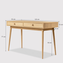 Ver imagem 2 de Penteadeira de Madeira Liva 2 Gavetas Tauari