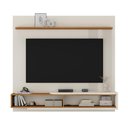 Ver imagem 6 de Painel para Tv até 65" com Puxador Escandinavo Nt1390 Off White/freijó Notável Móveis
