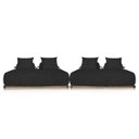 Ver imagem 1 de Kit 2 Sofás 2 Lugares Decoração Lazer Sala Ibiza 160cm Bouclé - Adj Decor