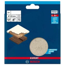 Disco Lixa Bosch Expert M480 125mm G100 5 Peças P- Lixadeira - 2