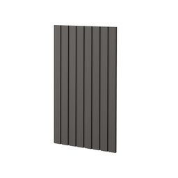 Painel Ripado Madeira Decorativo 100% Mdf - 115 X 60 Cm - Grafite - 1
