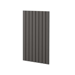 Painel Ripado Madeira Decorativo 100% Mdf - 115 X 60 Cm - Grafite