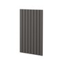 Painel Ripado Madeira Decorativo 100% Mdf - 115 X 60 Cm - Grafite - 1