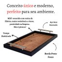 Ver imagem 5 de Bandeja Café Alças Bebidas Xícaras Bar Aparador Portátil Ambiente Escritório Recepção:bandeja Café X