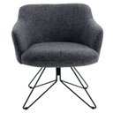 Ver imagem 2 de Poltrona Decorativa Sala de Estar Base Orby Jade C-469 Linho Mescla - Domi