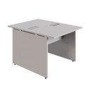 Ver imagem 2 de Plataforma de Trabalho Pé Painel Cinza 90cm X 120cm F5