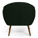 Ver imagem 6 de Kit 2 Poltronas Decorativas Nina Pés Palito Madeira C-117 Linho Verde Musgo - Domi