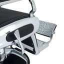 Ver imagem 6 de Cadeira Hidráulica Reclinável Barbeiro Salão Pelegrin PEL-002A Preto